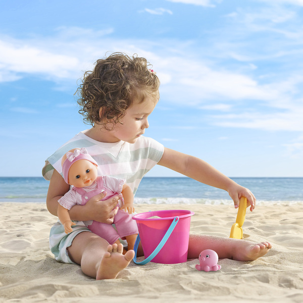 Poupon Bébé Bain Océane avec pieuvre 30cm
