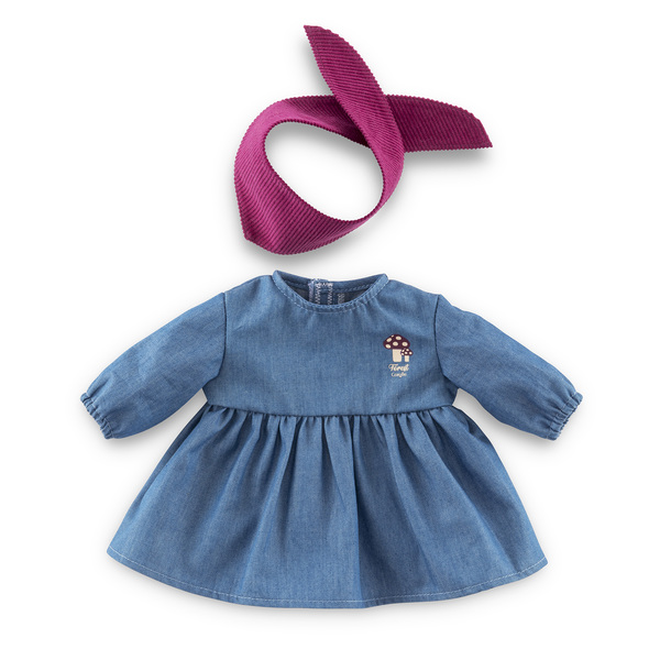Robe manches longues Petit Explorateur - Poupon 36cm