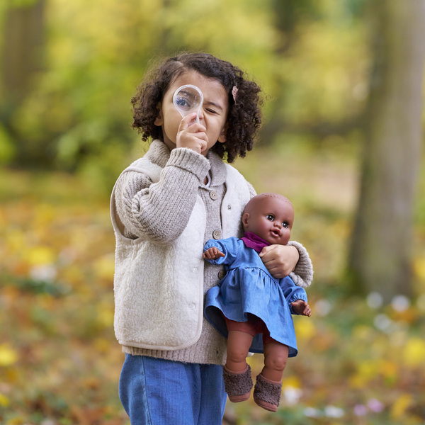 Robe manches longues Petit Explorateur - Poupon 36cm