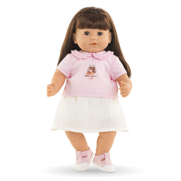 T-shirt et jupe Petit Explorateur - Poupon 36cm