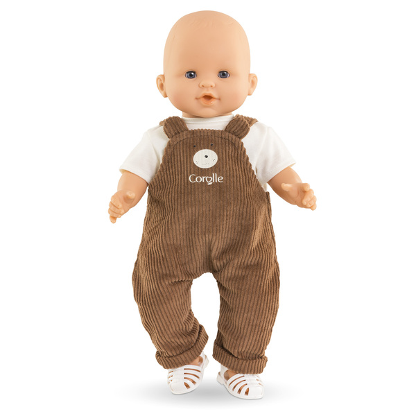 Salopette Ours Petit Explorateur - Poupon 36cm