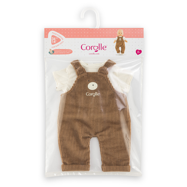 Salopette Ours Petit Explorateur - Poupon 36cm