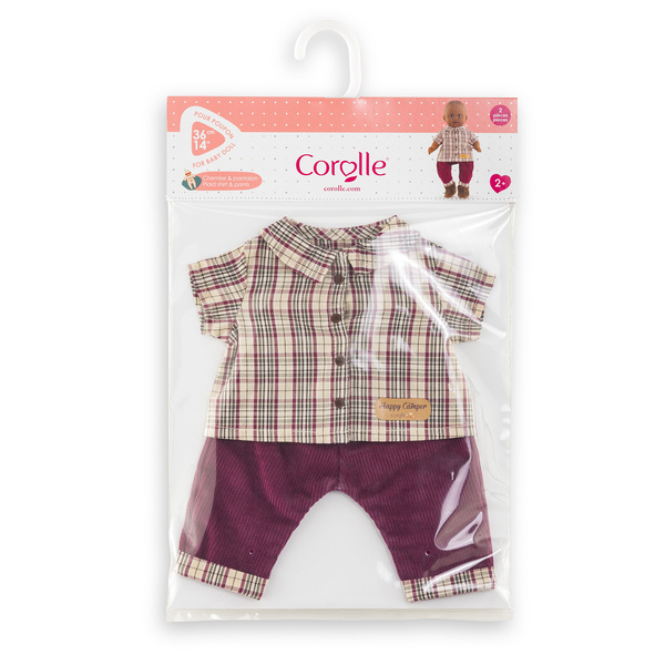 Chemise et pantalon Petit Explorateur - Poupon 36cm