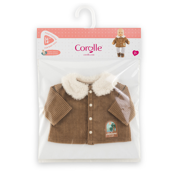 Veste velours Petit Explorateur - Poupon 36cm