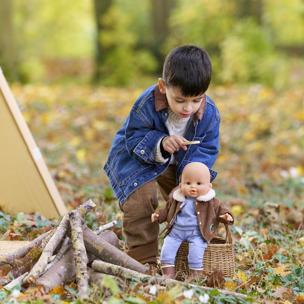 Veste velours Petit Explorateur - Poupon 36cm