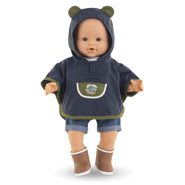 Poncho de pluie Petit Explorateur - Poupon 36cm