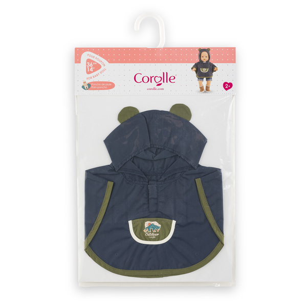 Poncho de pluie Petit Explorateur - Poupon 36cm