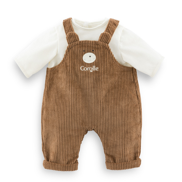 Salopette Ours Petit Explorateur - Poupon 42cm