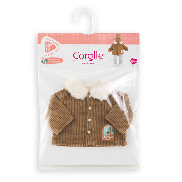 Veste velours Petit Explorateur - Poupon 30cm