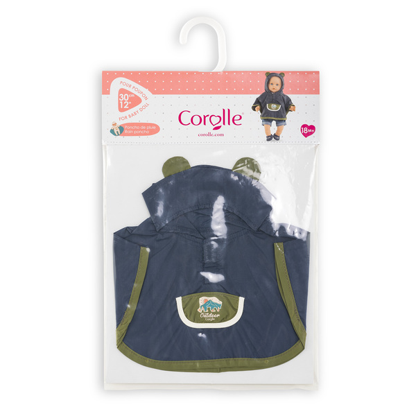 Poncho de pluie Petit Explorateur - Poupon 30cm