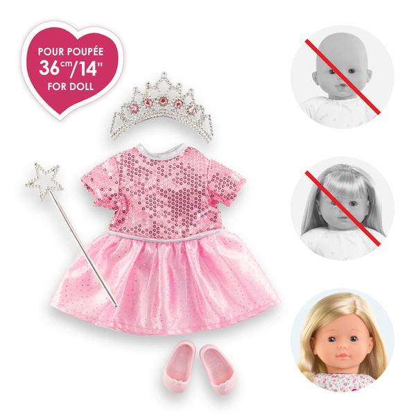 Coffret Princesse Anniversaire pour poupée ma Corolle 36cm