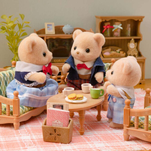 Sylvanian Families - 5851 - La famille Ours Biscuit 