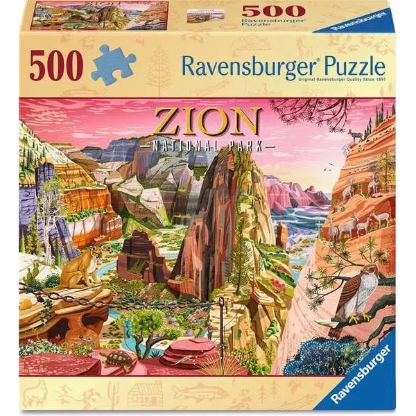 Puzzle Parc National de Zion - 500 pièces