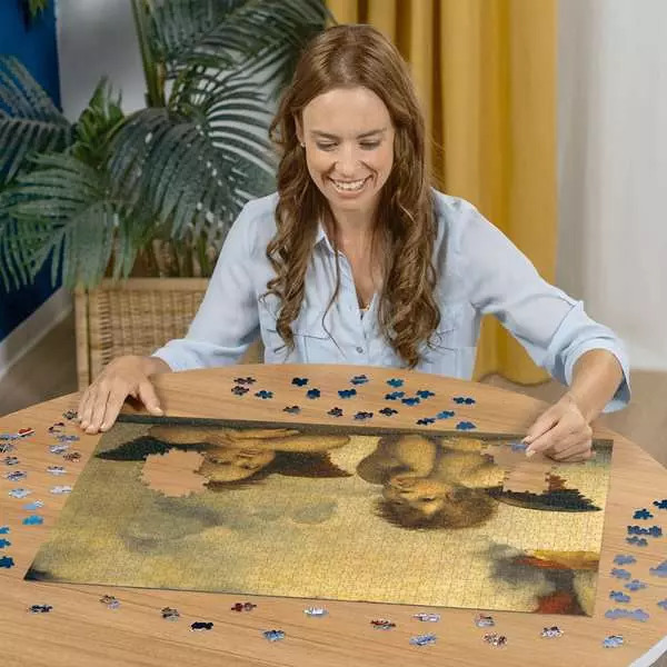 Puzzle Art Putti détail de la Madone Sixtine de Raphaël - 1000 pièces