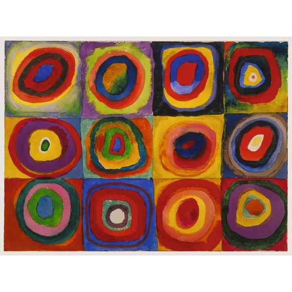 Puzzle Cercles Concentriques Wassily Kandinsky - 1500 pièces