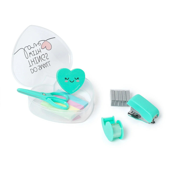 Legami - Mini set de bureau Cœur