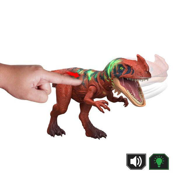 Figurine Afrovenator rugissement féroce Jurassic World