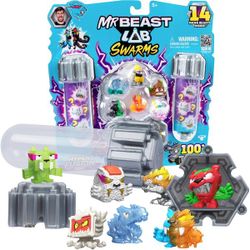 Mrbeast Lab Hyper Fusion 14 micro-bêtes, capsules et autocollants