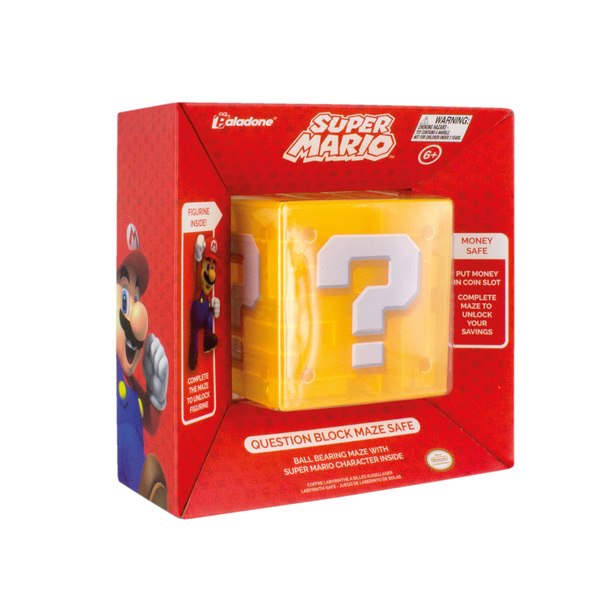 Tirelire labyrinthe Super Mario Question Block