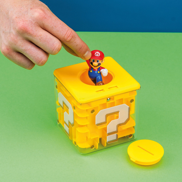 Tirelire labyrinthe Super Mario Question Block