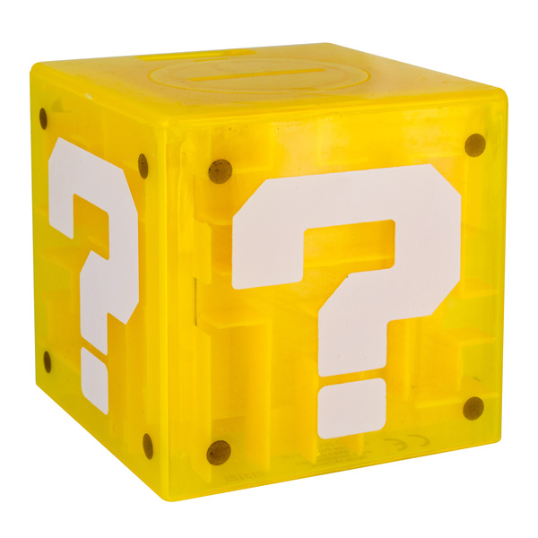 Tirelire labyrinthe Super Mario Question Block