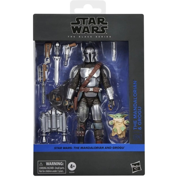 Figurine The Mandalorian & Grogu 15 cm - Star Wars - Black Series