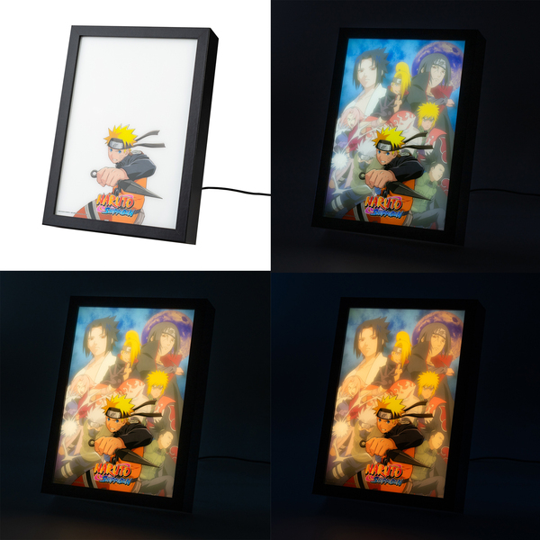 Illustration LED encadrée - Naruto