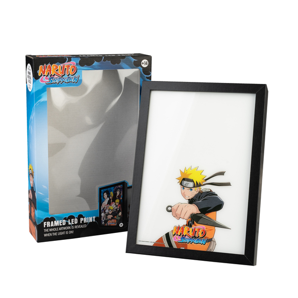 Illustration LED encadrée - Naruto