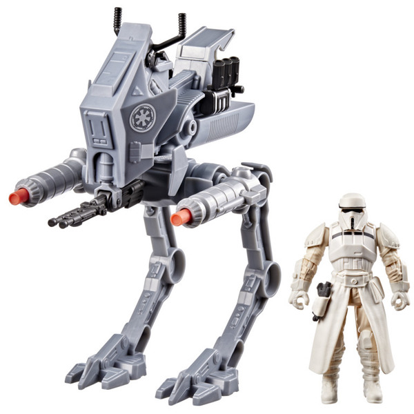 Figurine pilote d AT-RT Imperial Remnant et AT-RT - Star Wars ActionVerse