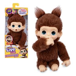 Mon bébé singe minis Chikky Cherry marron - Little Live Pets