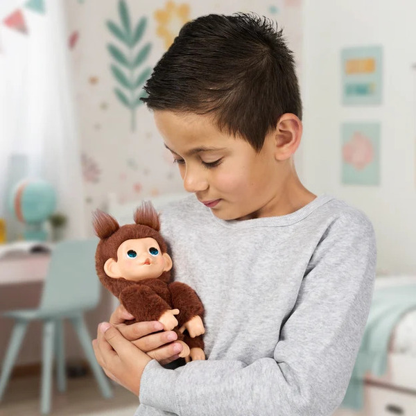 Mon bébé singe minis Chikky Cherry marron - Little Live Pets