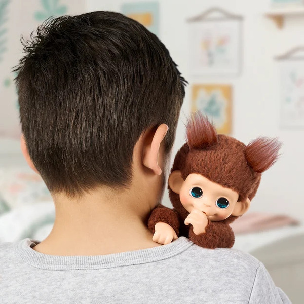 Mon bébé singe minis Chikky Cherry marron - Little Live Pets
