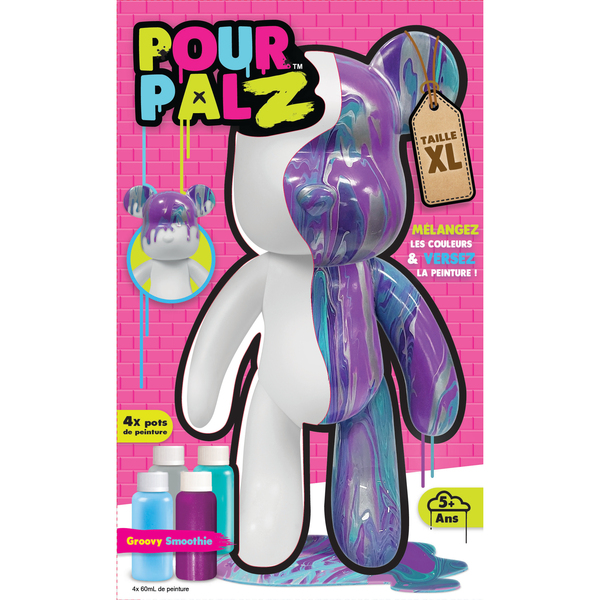Figurine Pour Palz Ours XL à peindre 33 cm