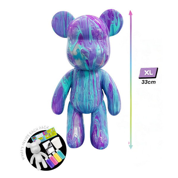 Figurine Pour Palz Ours XL à peindre 33 cm