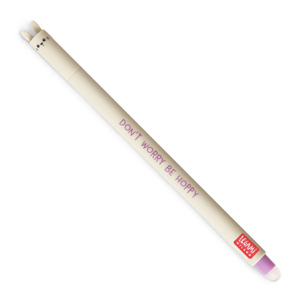 Legami - Stylo à encre gel effaçable Lapin