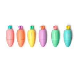 Legami - Set de 6 mini surligneurs - Carrate Team