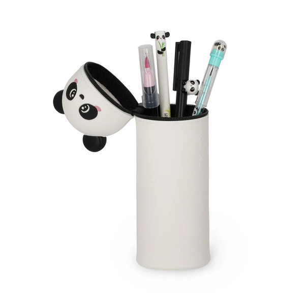 Legami - Trousse 2-en-1 en silicone Panda