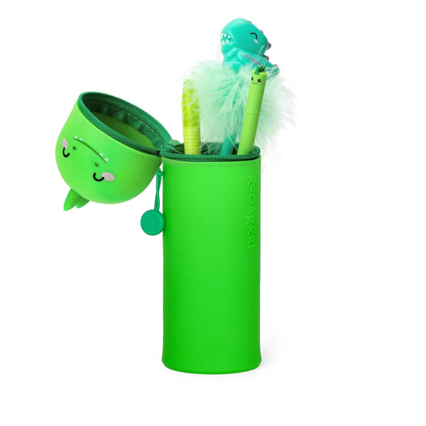 Legami - Trousse 2-en-1 en silicone Dinosaure