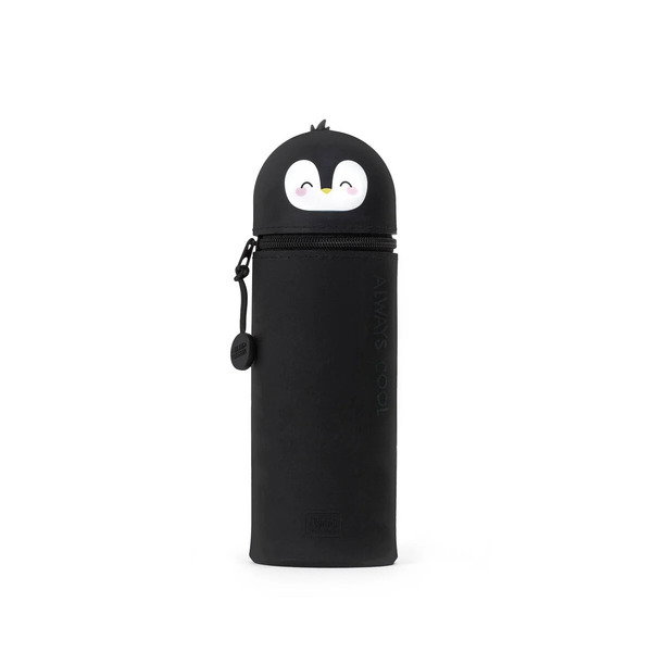 Legami - Trousse 2-en-1 en silicone Pingouin