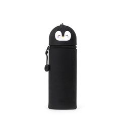 Legami - Trousse 2-en-1 en silicone Pingouin