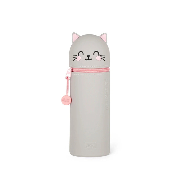 Legami - Trousse 2-en-1 en silicone Chaton