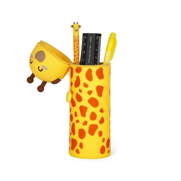 Legami - Trousse 2-en-1 en silicone Girafe