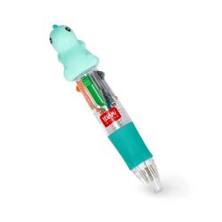 Legami - Mini stylo à bille 4 couleurs Dinosaure