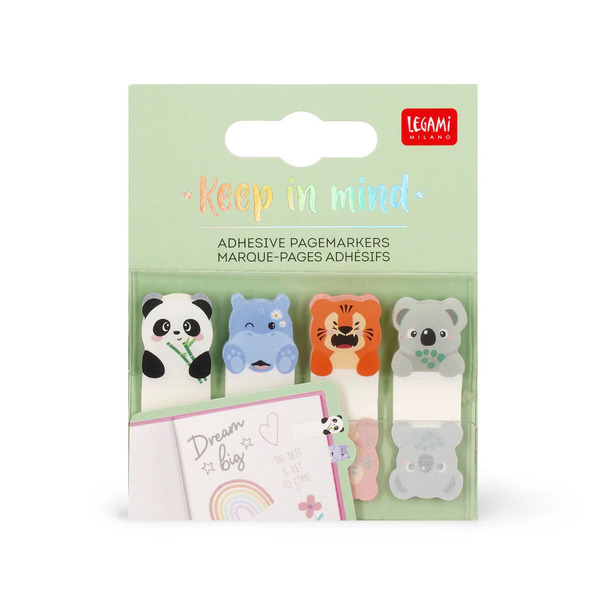 Legami - Marque-pages adhésifs Animaux