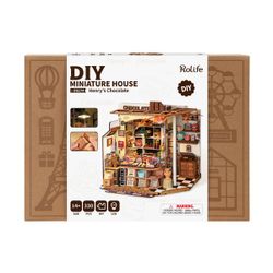 Maquette diorama La chocolaterie de Henry (330 pièces)