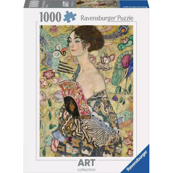 Puzzle Art La dame à l’éventail Gustav Klimt - 1000 pièces