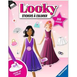 Looky - Livre de stickers à colorier robes de soirée
