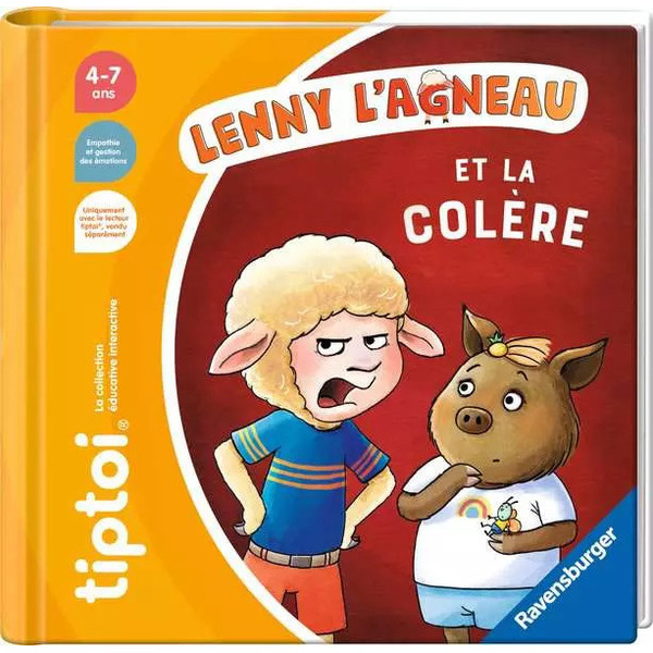 Livre interactif Tiptoi - Lenny l agneau et la Colère