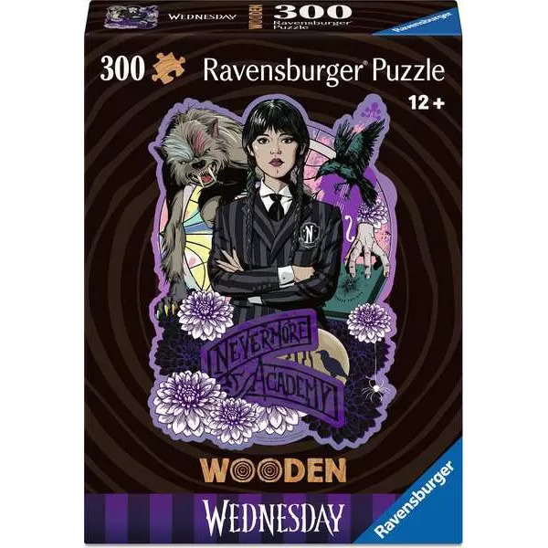 Puzzle en bois Mercredi Addams- 300 pièces