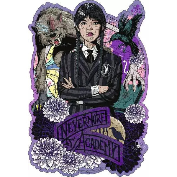 Puzzle en bois Mercredi Addams- 300 pièces